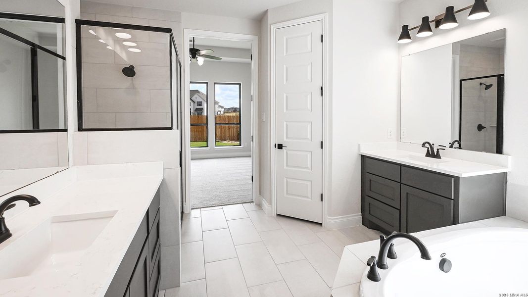 Furnished interior view inside a new home in Legacy at Lake Dunlap, New Braunfels (Image 11).