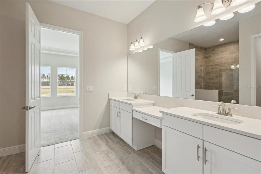 Furnished interior view inside a new home in Two Rivers, Zephyrhills (Image 8). Furnished interior view inside a new home in Two Rivers, Zephyrhills (Image 8).