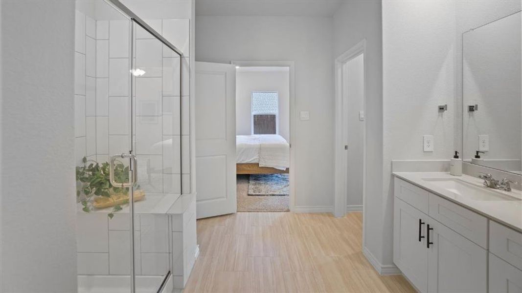 Furnished interior view inside a new home in The Preserve at Forum, Grand Prairie (Image 10).