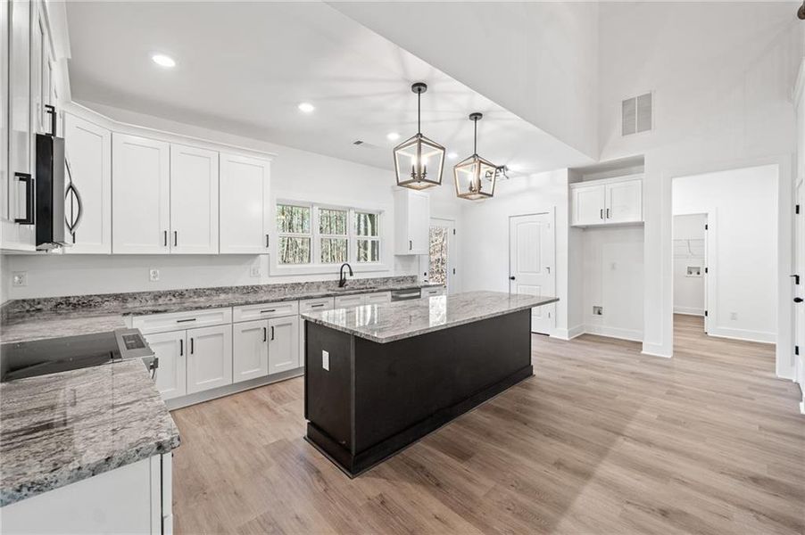 Furnished interior view inside a new home in , Ellijay (Image 8).