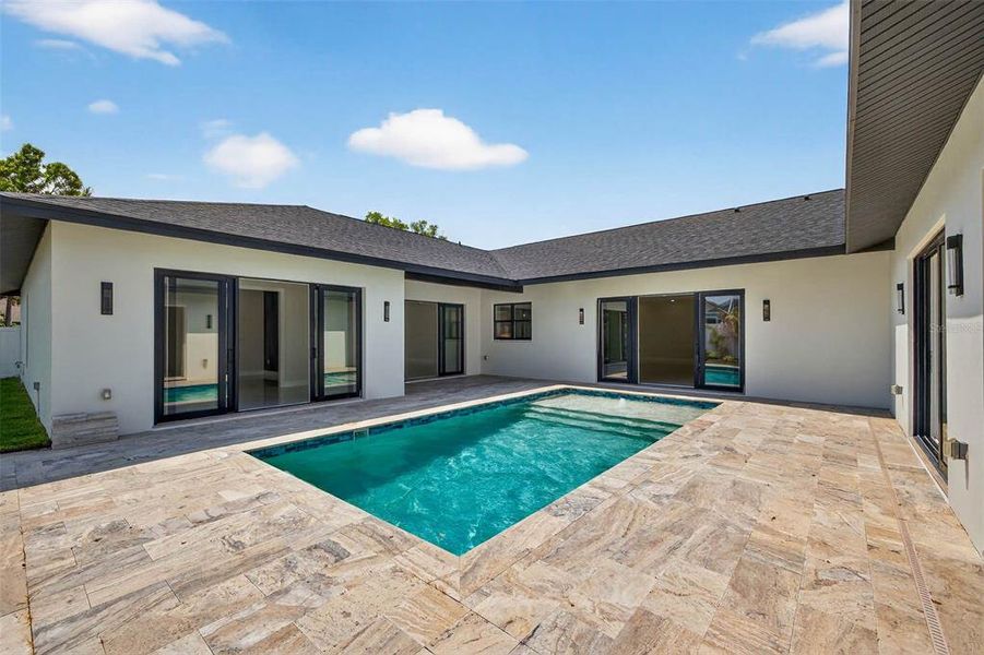 Exterior details and patio area of a home in , Largo (Image 3). Exterior details and patio area of a home in , Largo (Image 3).