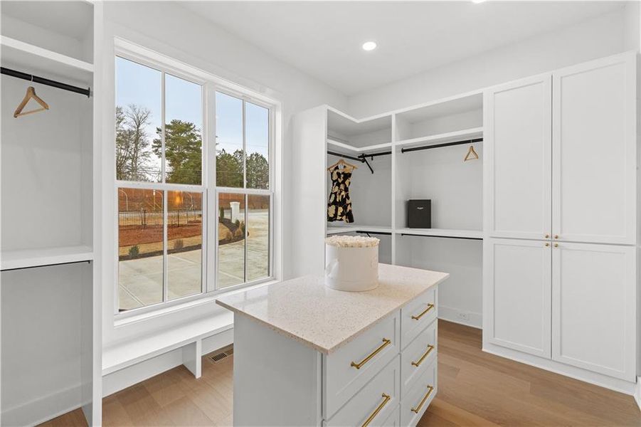 Furnished interior view inside a new home in , Johns Creek (Image 38).