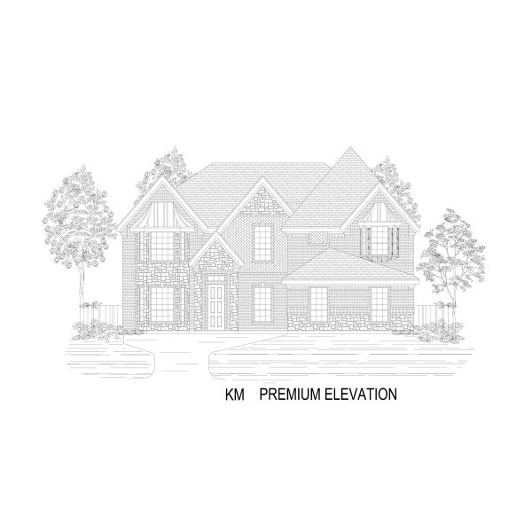 Representative rendering of the exterior for the Crestwood 2FSW by First Texas Homes (Image 22). Representative rendering of the exterior for the Crestwood 2FSW by First Texas Homes (Image 22).