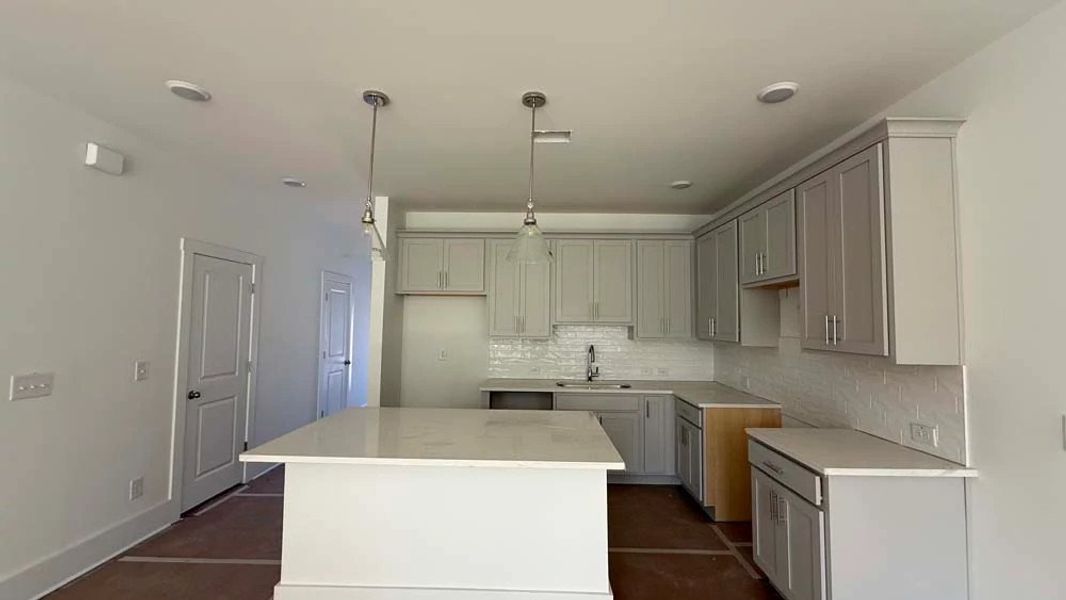 Kitchen featuring Milan Collection Finishes Construction Progress