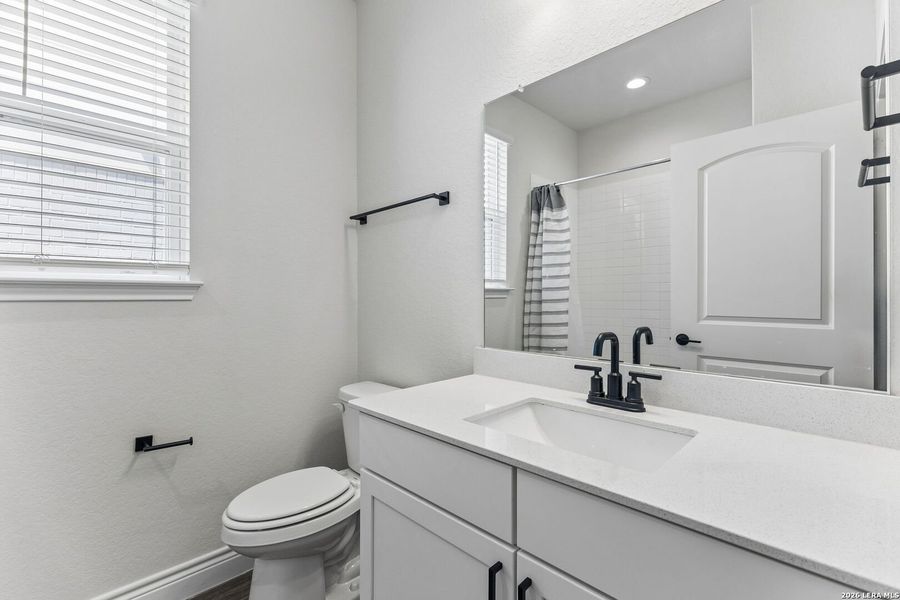 Furnished interior view inside a new home in Sendero at Veramendi, New Braunfels (Image 14).