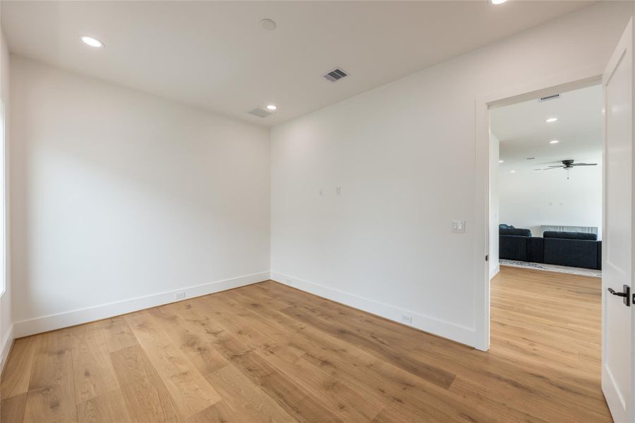 A spacious flex room ready to fit your lifestyle