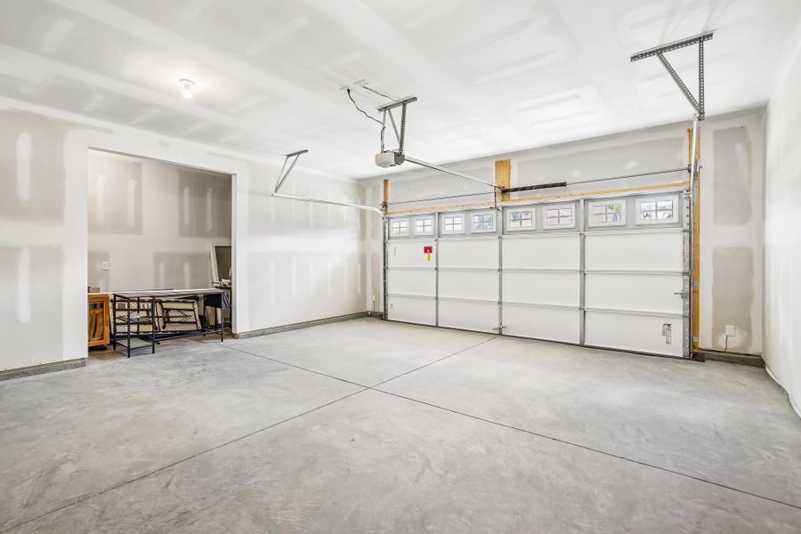 Garage with additional storage