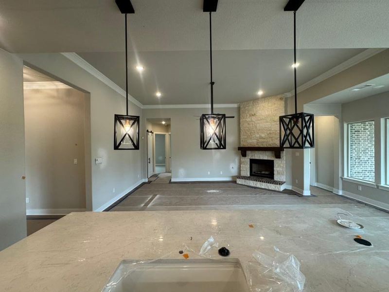 In-progress construction of a new home in Creekview Addition, Van Alstyne, TX (Image 13).