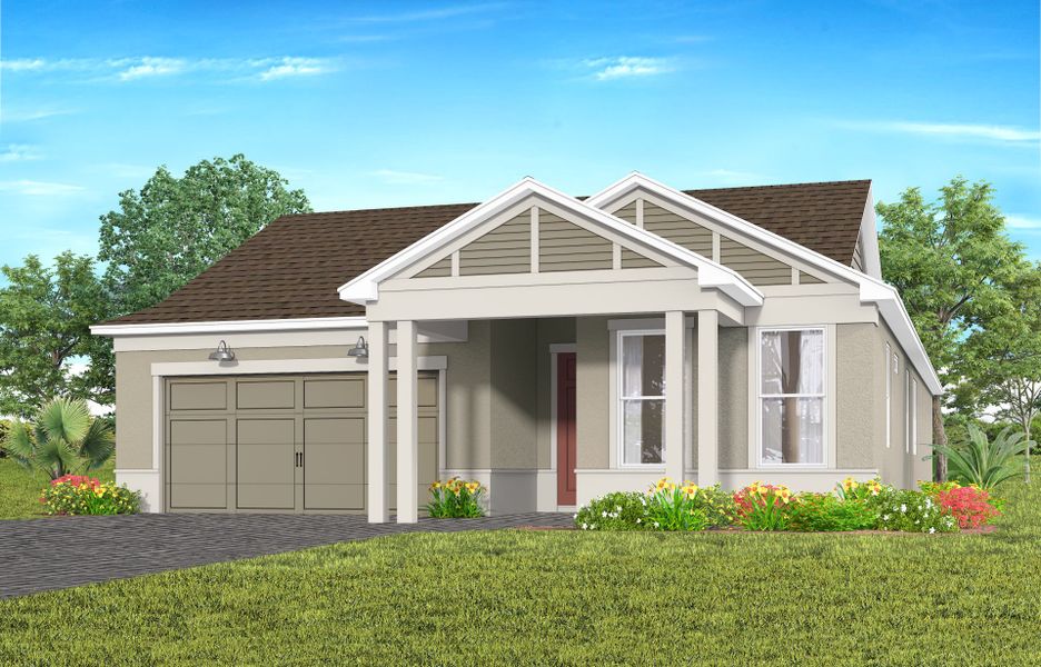 Representative exterior photo of a completed home built from the Concord by Pulte Homes in Lakehaven Estates, Clermont, FL (Image 21). Representative exterior photo of a completed home built from the Concord by Pulte Homes in Lakehaven Estates, Clermont, FL (Image 21).