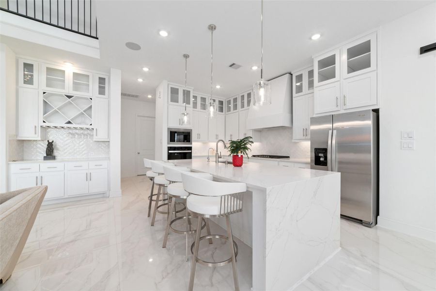 Furnished interior view inside a new home in Pomona 70' - Section 27, Manvel (Image 9).