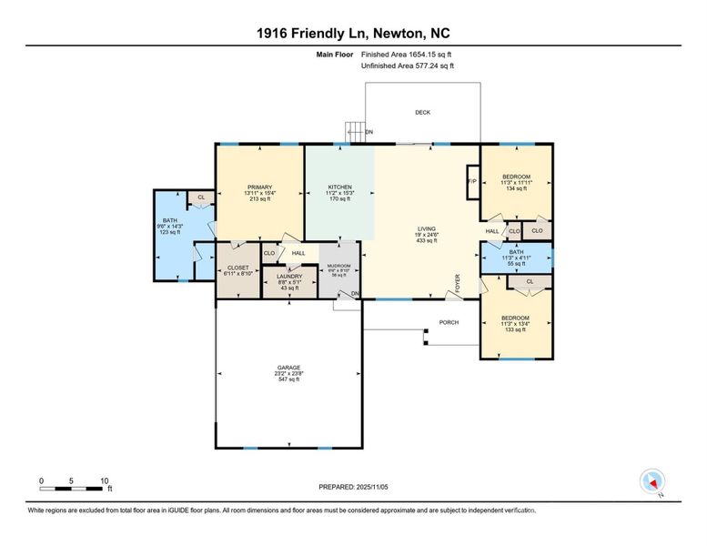 2D floor plan layout of this home in , Newton, NC (Image 5).