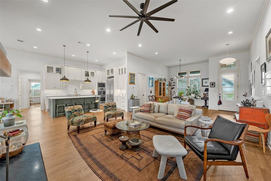 Furnished interior view inside a new home in , Woodway (Image 6).