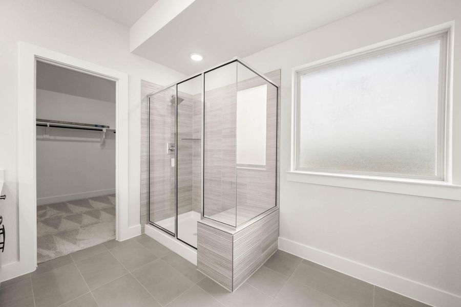 Furnished interior view inside a new home in Cottage Collection at Harvest, Argyle (Image 9).