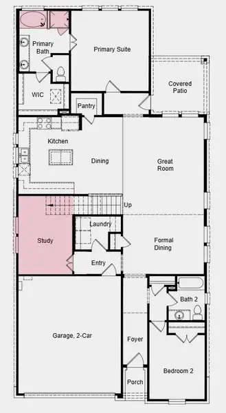 Additional Highlights Include: 36" contemporary front door, extended LVP flooring to study, slide-in tub at primary bath, shower at bath two, bathroom four, and added gas line at patio. Additional Highlights Include: 36" contemporary front door, extended LVP flooring to study, slide-in tub at primary bath, shower at bath two, bathroom four, and added gas line at patio.