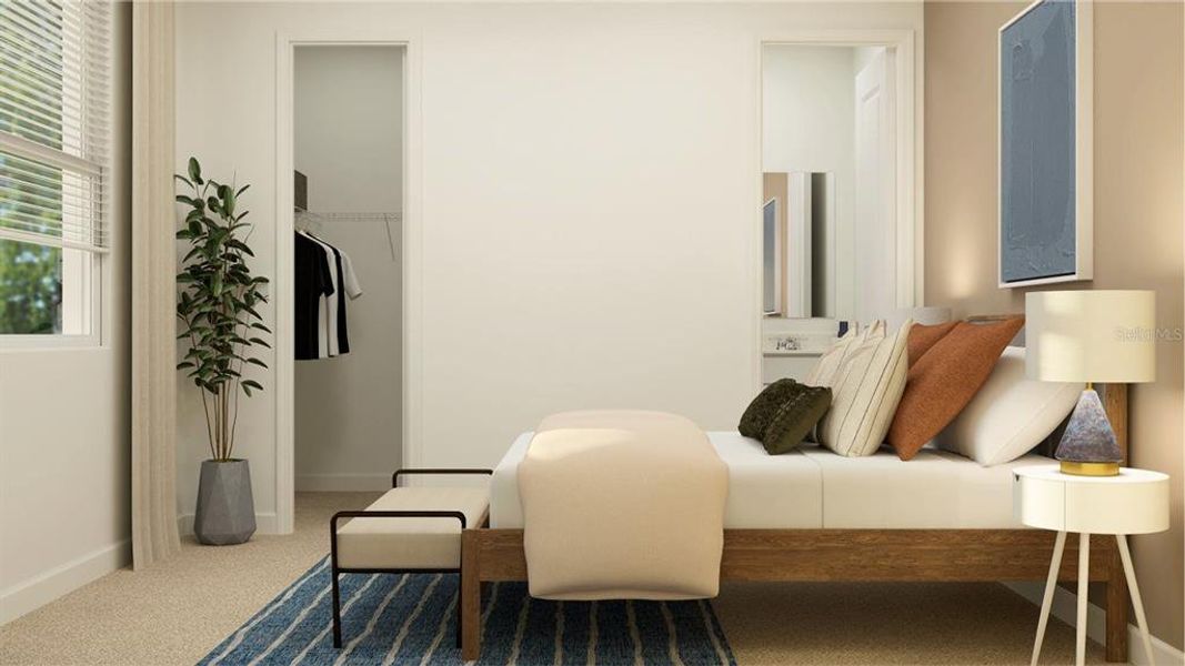 Furnished interior view inside a new home in Meadow Pointe, Groveland (Image 14).