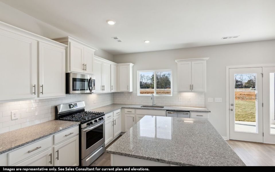 Representative furnished interior of a home built from the Magellan by CastleRock Communities in McCain's Station, Gallatin (Image 6).