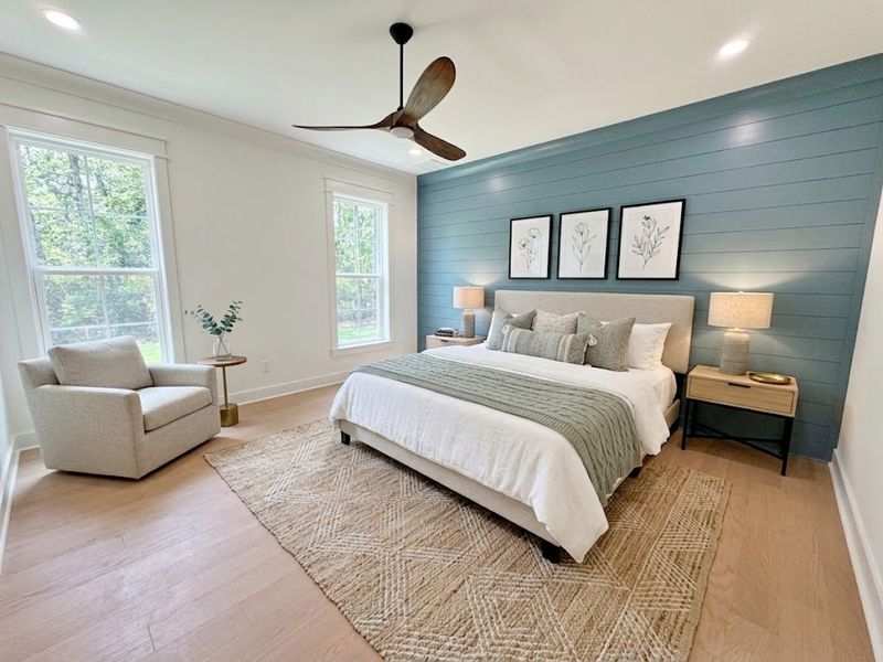 Furnished interior view inside a new home in Steamboat Landing at Hammock Bay, Freeport (Image 7).