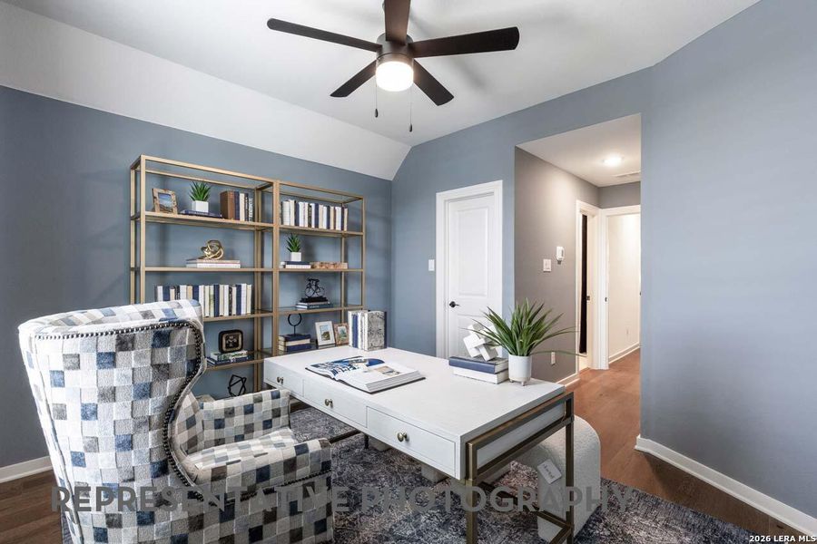 Furnished interior view inside a new home in Davis Ranch, San Antonio (Image 7).