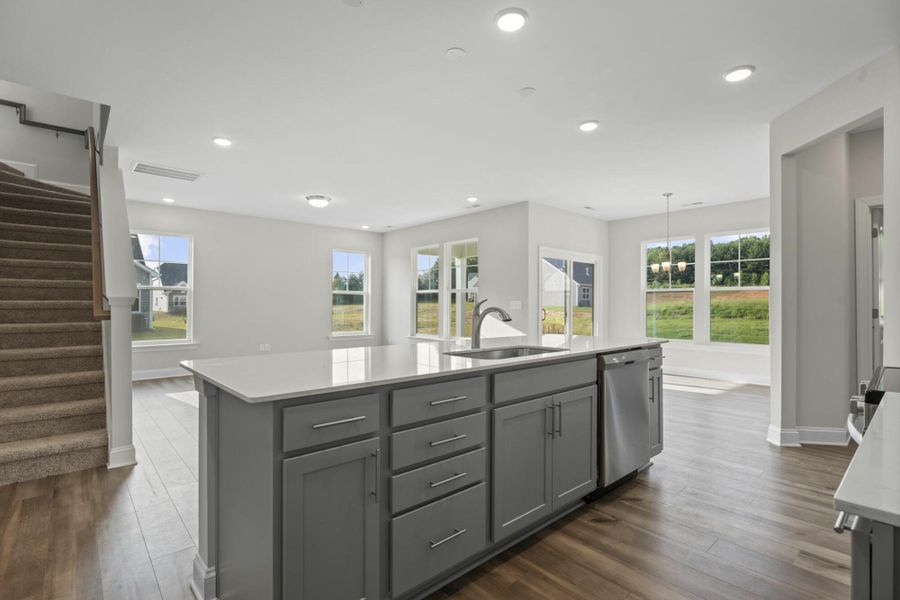 Furnished interior view inside a new home in Hopewell Garden, Winston-Salem (Image 9).