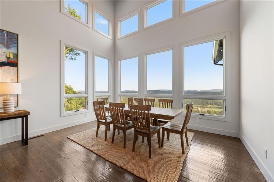 Furnished interior view inside a new home in , Mineral Bluff (Image 59).