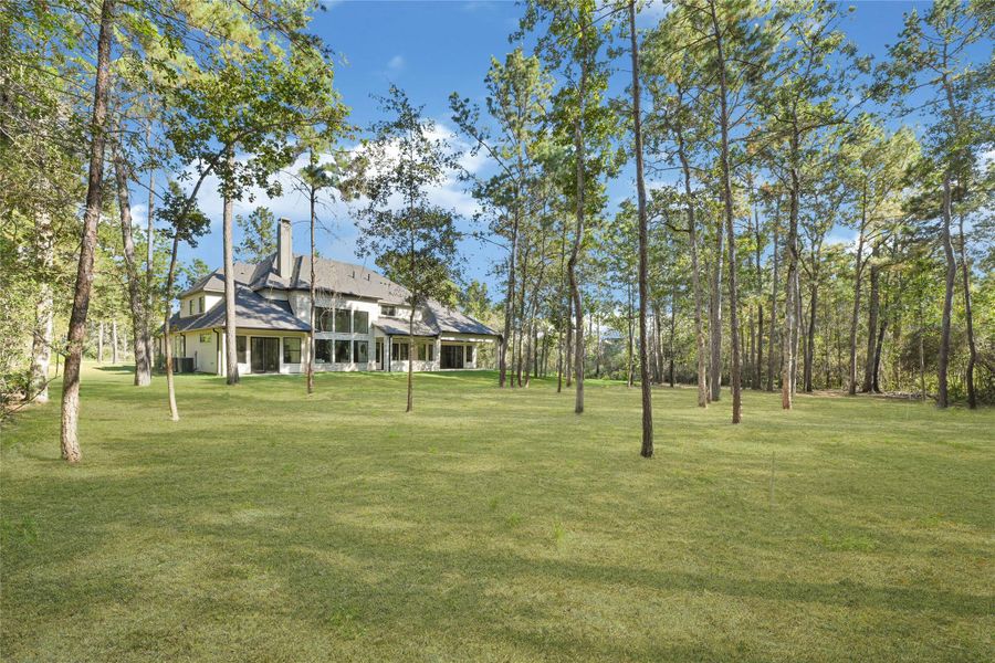 Expansive backyard, perfect for outdoor activities. (Backyard is partially sodded - virtual grass)