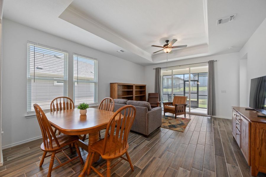 Furnished interior view inside a new home in Sun City Texas, Georgetown (Image 13).