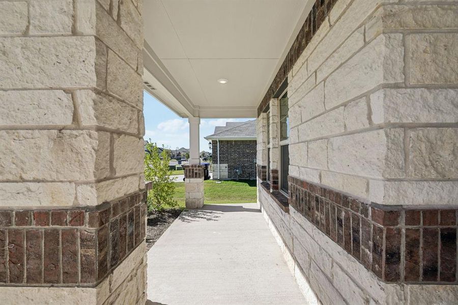 Exterior details and patio area of a home in River Ridge, Crandall (Image 3). Exterior details and patio area of a home in River Ridge, Crandall (Image 3).