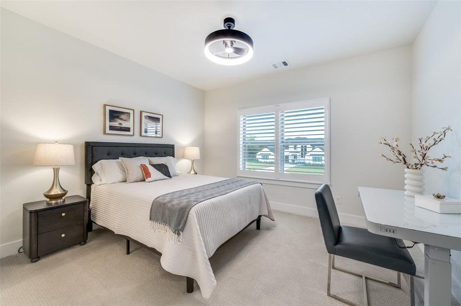 Furnished interior view inside a new home in , Oak Point (Image 9).