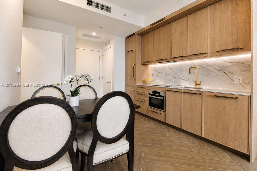Furnished interior view inside a new home in , Miami (Image 10).