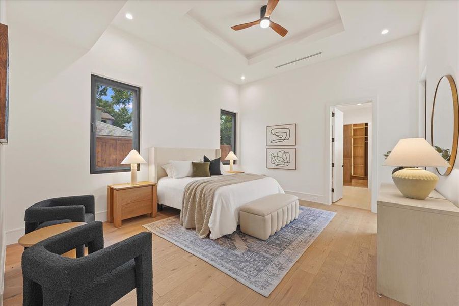 Furnished interior view inside a new home in , Dallas (Image 15).