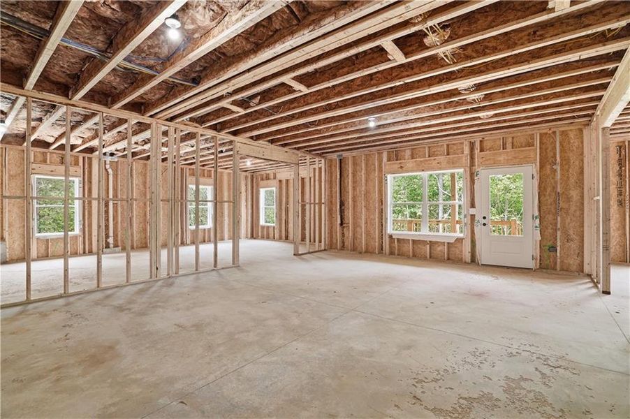 In-progress construction of a new home in , Jasper, GA (Image 53).