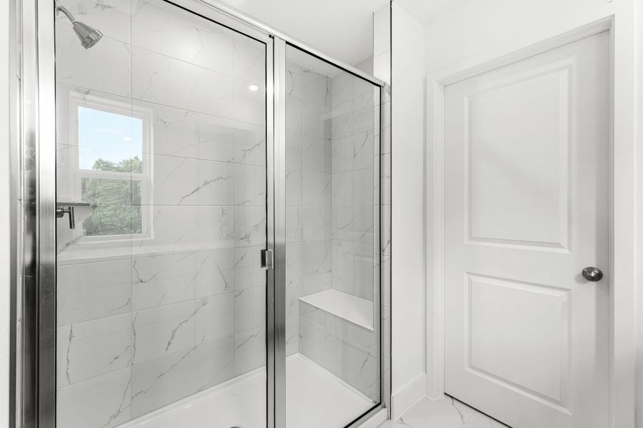Large Walk-In Shower Large Walk-In Shower