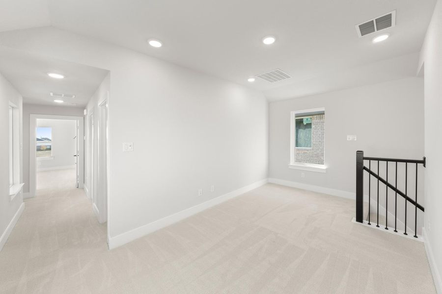 Spacious, unfurnished interior of a new home in Garden Collection at Union Park, Little Elm (Image 20). Spacious, unfurnished interior of a new home in Garden Collection at Union Park, Little Elm (Image 20).