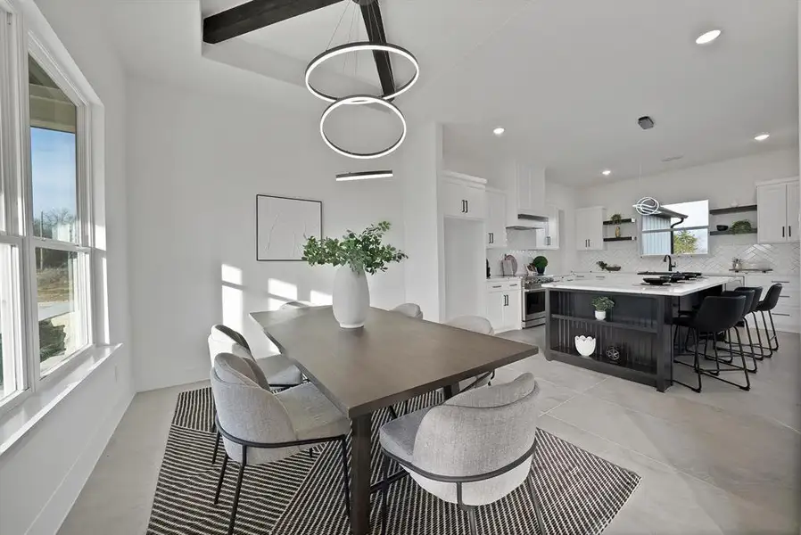 Furnished interior view inside a new home in , Celeste (Image 4).