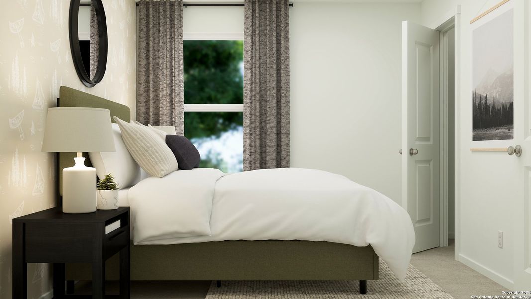 Furnished interior view inside a new home in Rose Valley, Converse (Image 14). Furnished interior view inside a new home in Rose Valley, Converse (Image 14).