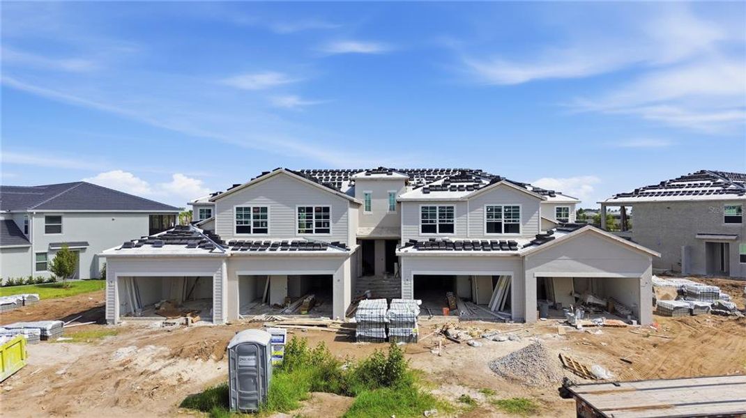 In-progress construction of a new home in , Lakewood Ranch, FL (Image 55).