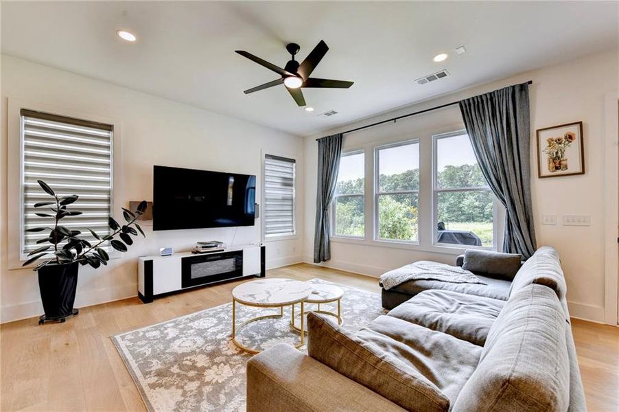 Furnished interior view inside a new home in , Cumming (Image 13).