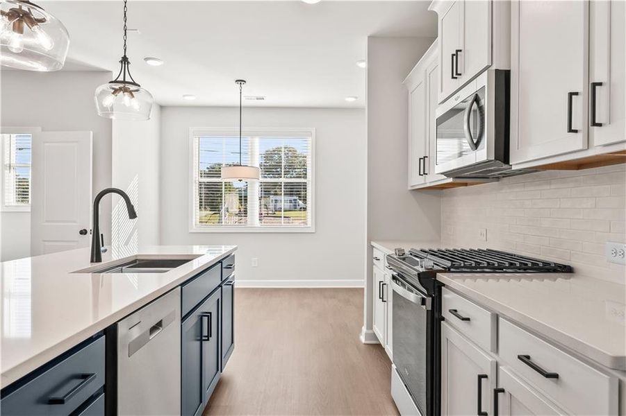 Furnished interior view inside a new home in East Park Village, Kennesaw (Image 15). Furnished interior view inside a new home in East Park Village, Kennesaw (Image 15).