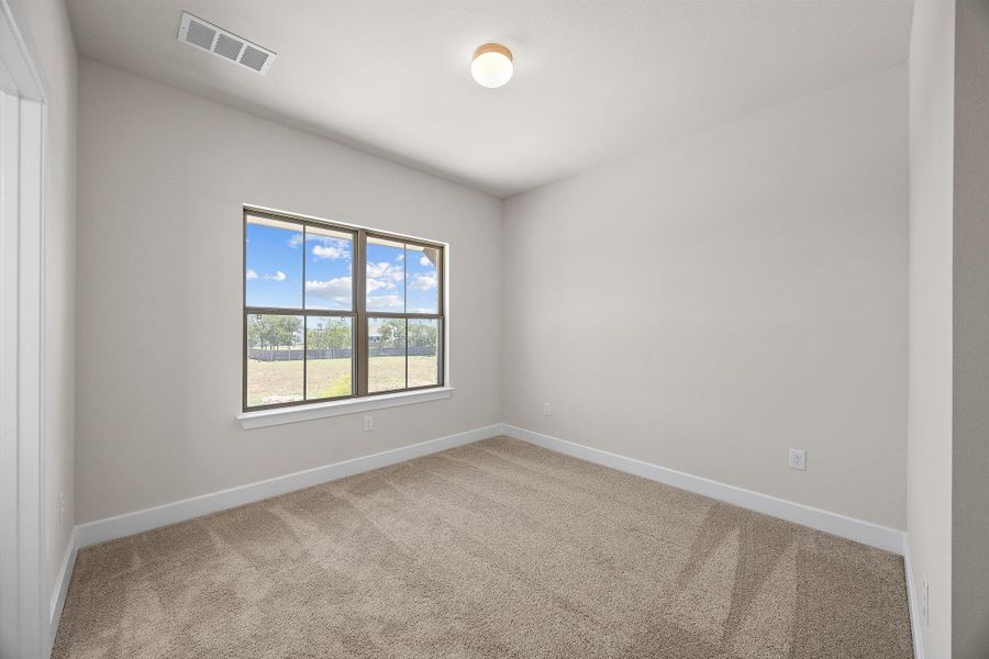 Spacious, unfurnished interior of a new home in Parmer Ranch, Georgetown (Image 34). Spacious, unfurnished interior of a new home in Parmer Ranch, Georgetown (Image 34).