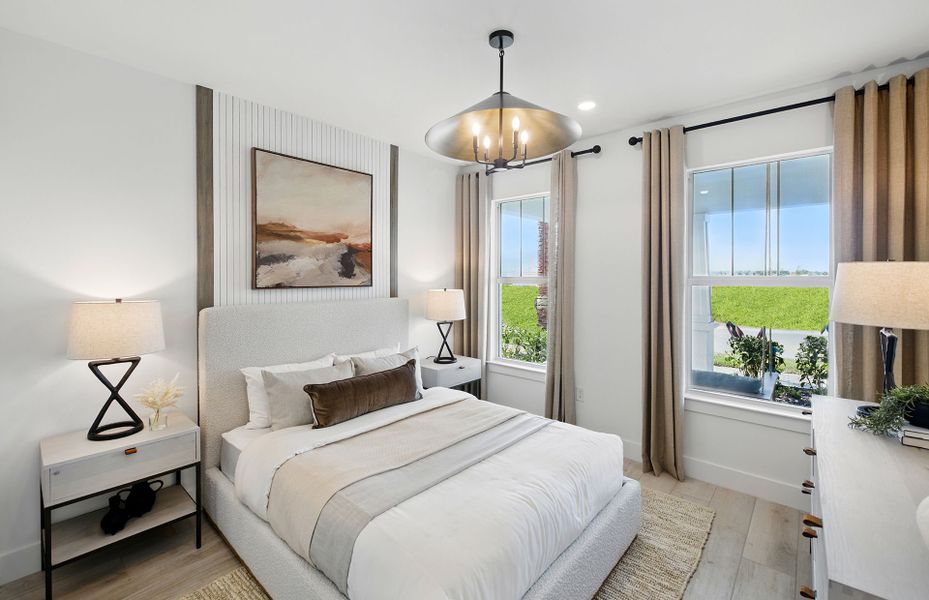 Secondary bedroom located at the front of the home