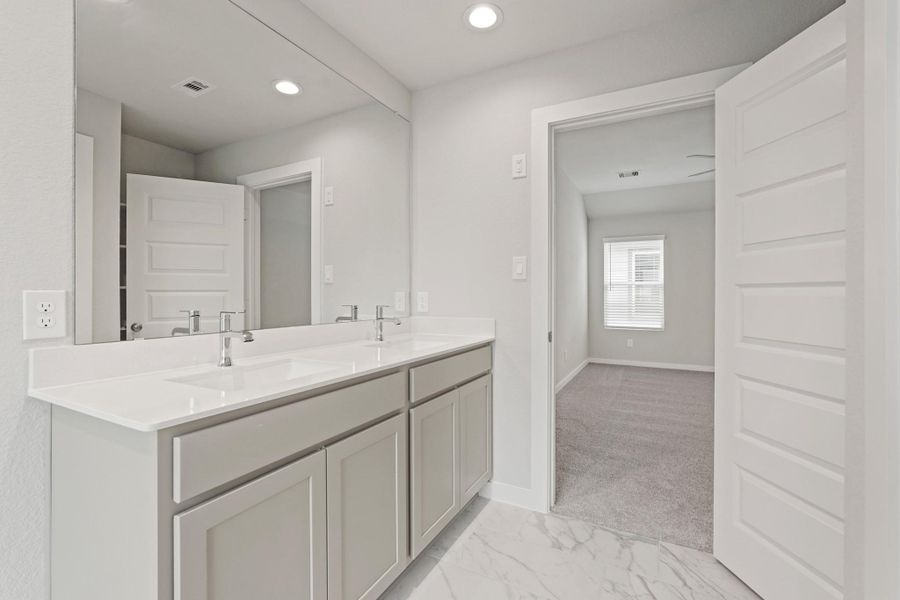 Furnished interior view inside a new home in Grand Oaks Village, Houston (Image 7). Furnished interior view inside a new home in Grand Oaks Village, Houston (Image 7).