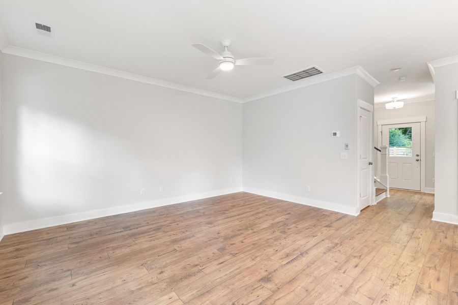 Spacious, unfurnished interior of a new home in , Charleston (Image 47).