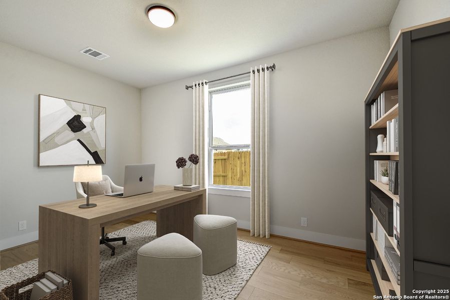 Furnished interior view inside a new home in Homestead, Schertz (Image 8). Furnished interior view inside a new home in Homestead, Schertz (Image 8).