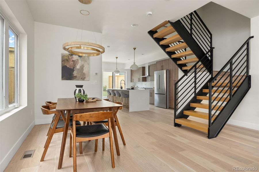 Furnished interior view inside a new home in , Denver (Image 29).
