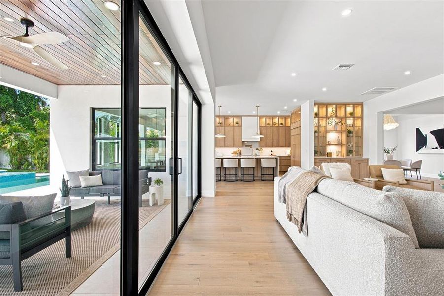 Furnished interior view inside a new home in , Tampa (Image 41).