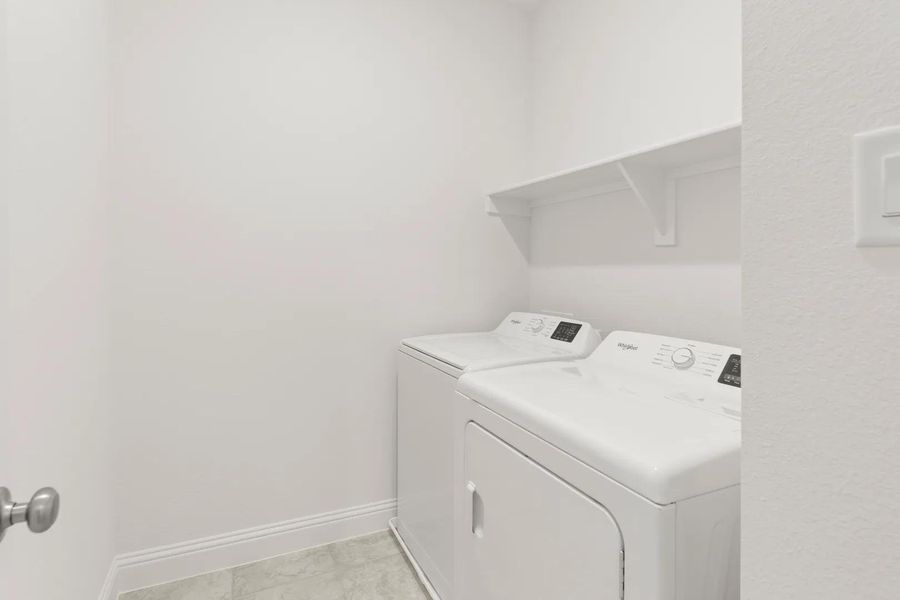 The Larson A Laundry Room