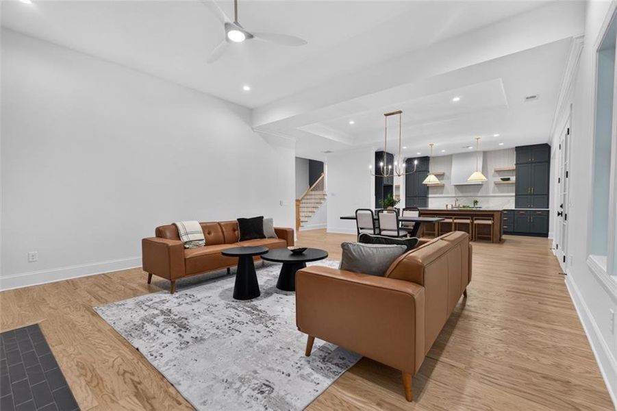 Furnished interior view inside a new home in , Woodstock (Image 20).