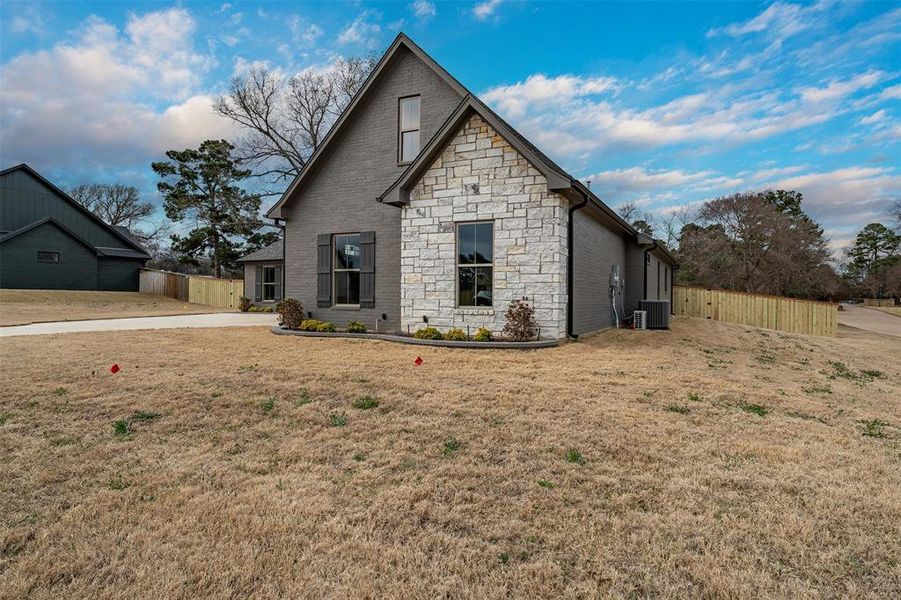 Front exterior of a new home in , Bullard, TX, highlighting curb appeal (Image 19). Front exterior of a new home in , Bullard, TX, highlighting curb appeal (Image 19).