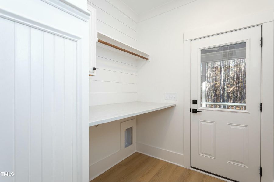 Laundry Area with Door to Screened Porch