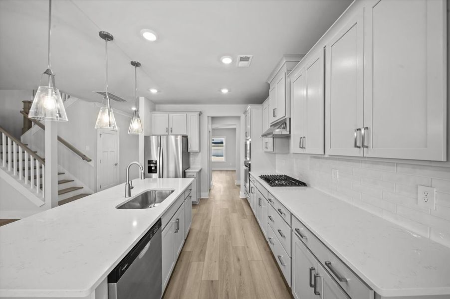 Furnished interior view inside a new home in Riverwood Farm, Piedmont (Image 6). Furnished interior view inside a new home in Riverwood Farm, Piedmont (Image 6).